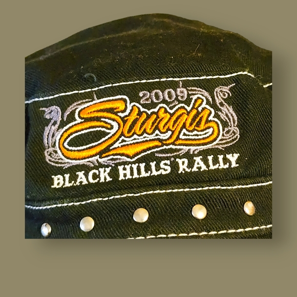 Adult Adjustable Cadet Cap - Sturgis 2009 - Picture 2 of 8